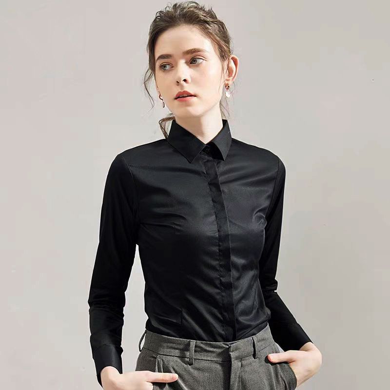 Women Formal Wear Black And White - Summer Black Shirt Short-sleeved Top Square