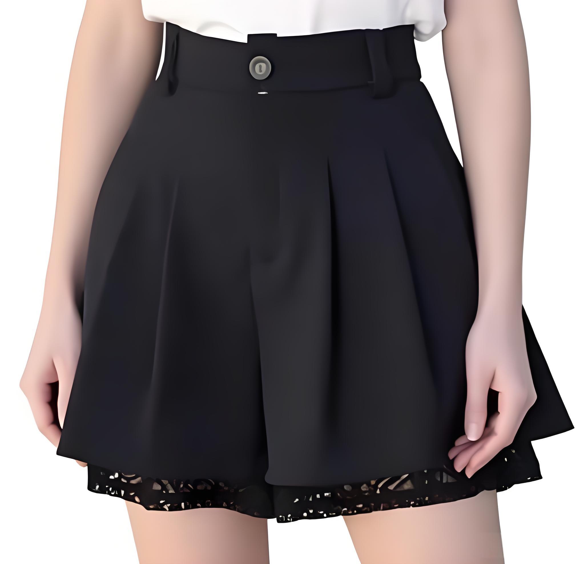 Tailored Trouser Wide - Women Casual High Waist Tailored Trousers