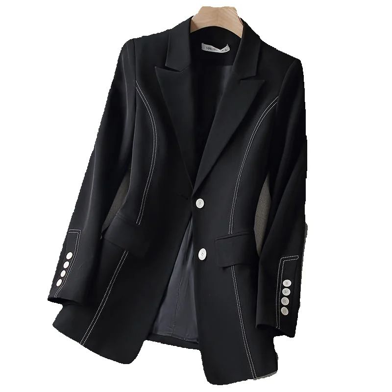 Women Formal Wear Black And White - New Fashion Women Formal Blazer Ladies