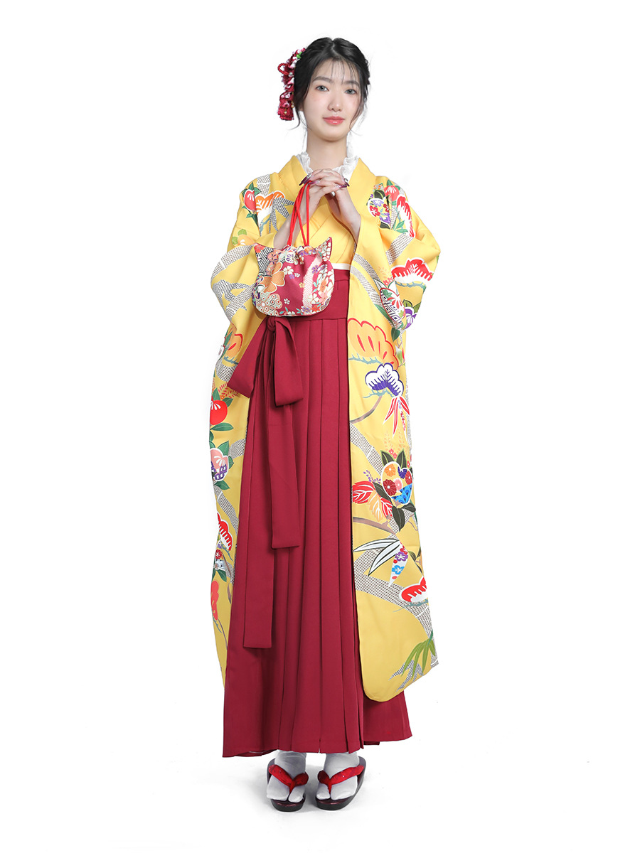 Women Formal Wear For Graduation - Women's Japanese Kimono Set Wabi-Sabi Style