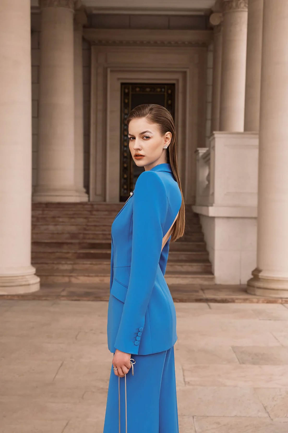 Sexy Open Back Women Blazer Su - Women Formal Wear For Graduation recension och pris