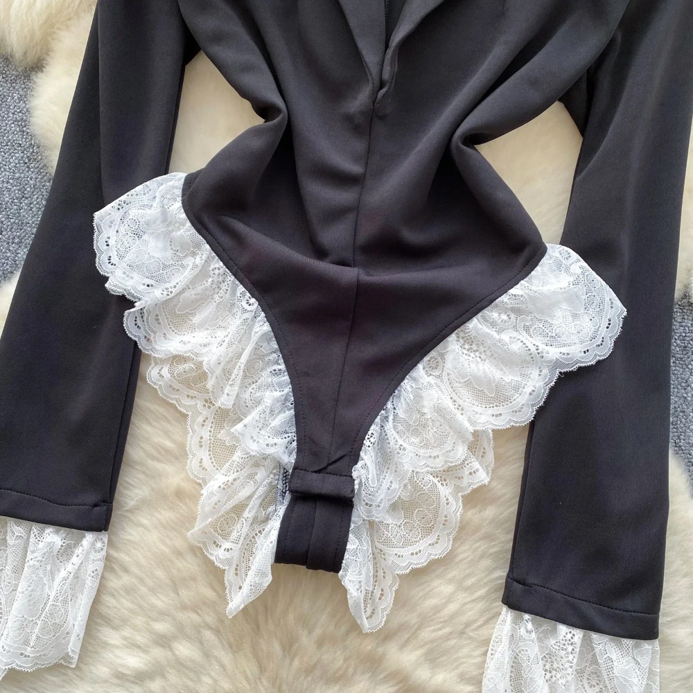 Hotsweet Turn-down Collar Eleg - Women'S Formal Wear Jumpsuit recension och pris