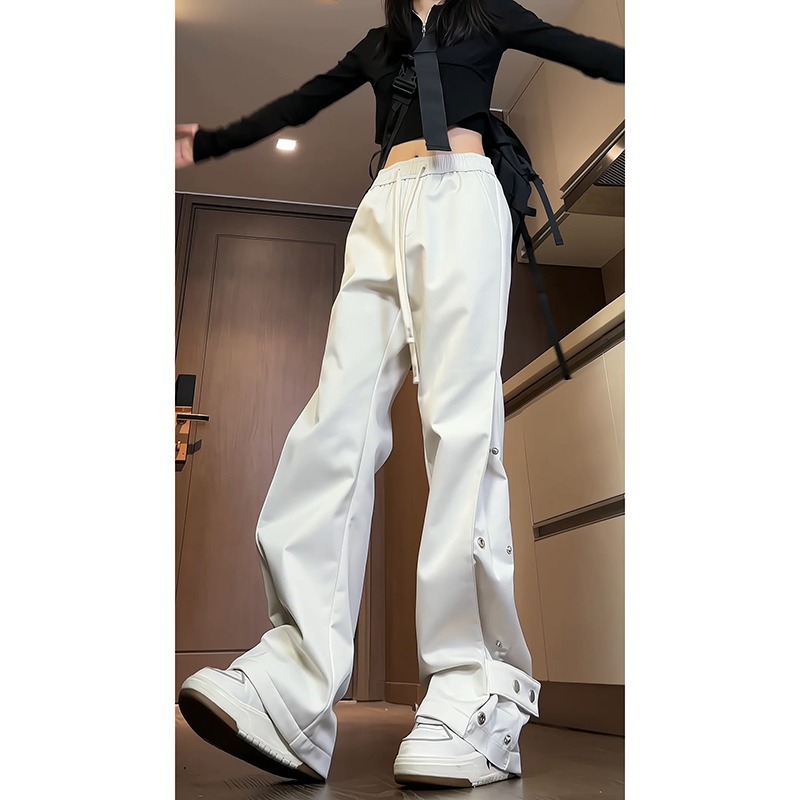 Wide Leg Pants Y2K Womens Autu - Tailored Trouser Wide recension och pris