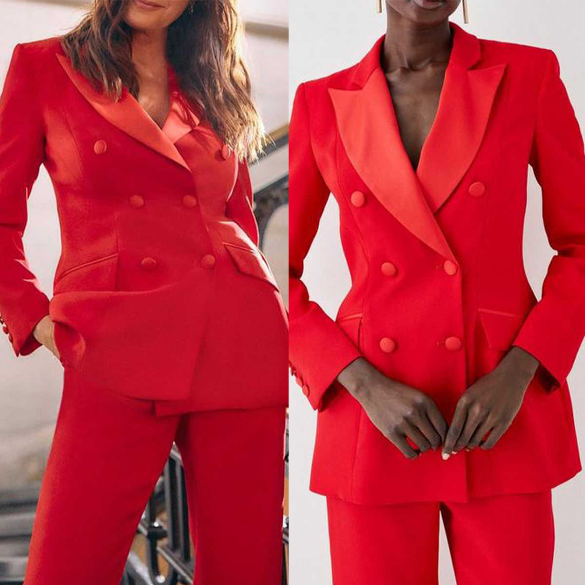 Formal Red Women Pants Suits C - Women Formal Wear For Graduation recension och pris