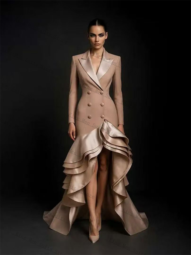 Champagne Women Suits 1 Piece  - Women'S Formal Wear Tuxedo recension och pris