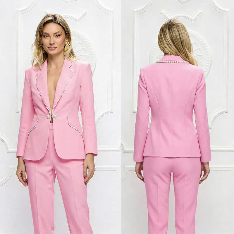 Fashion Show Women Blazer Sets - Women Formal Wear For Graduation recension och pris
