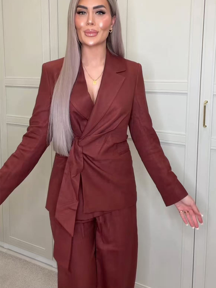 Fashion Office Ladies Blazer P - Women'S Formal Wear Pants Suit recension och pris