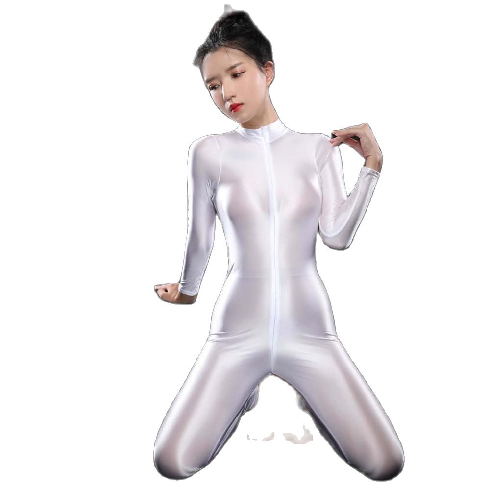 Sexy Shiny Long Sleeve Zipper  - Women'S Formal Wear Jumpsuit recension och pris