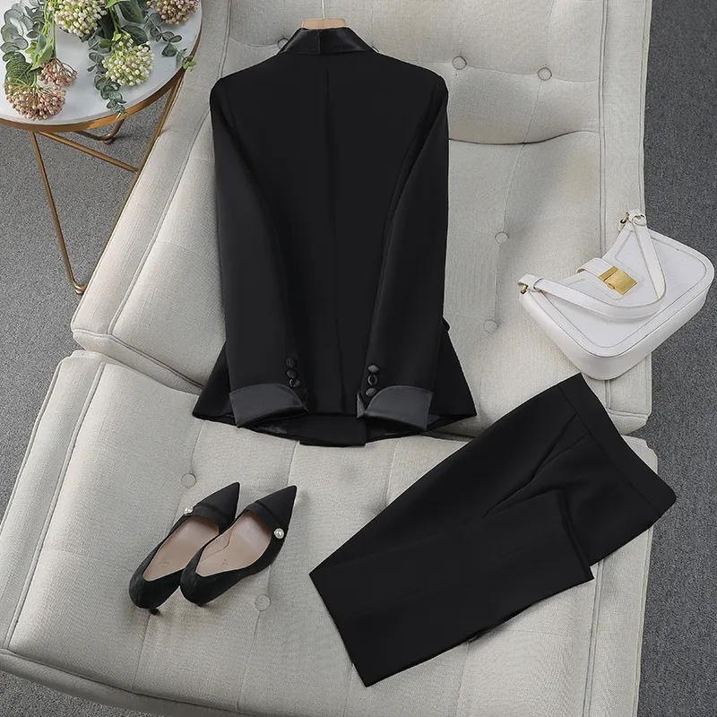 Elegant Red Black Women Pant S - Women'S Formal Day Wear recension och pris