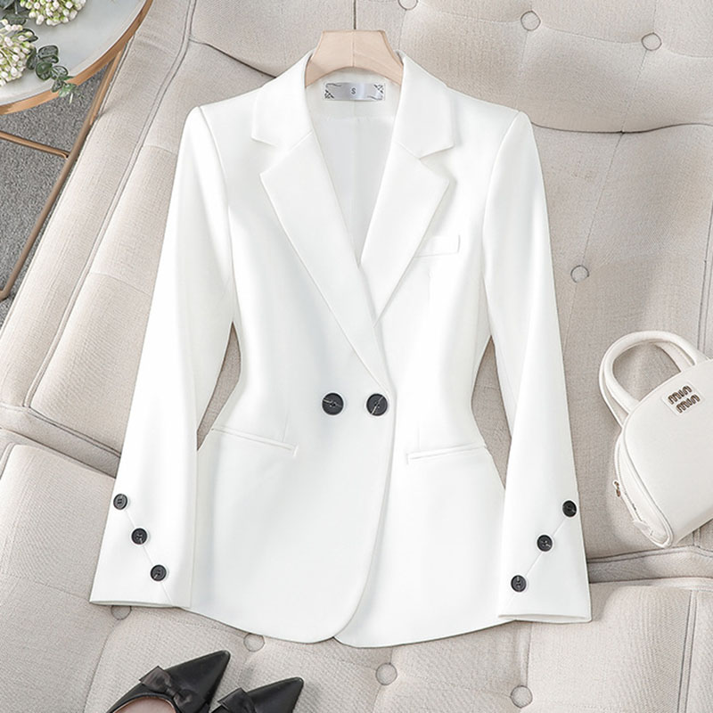 2025 New Spring Autumn White B - Women Formal Wear Black And White recension och pris