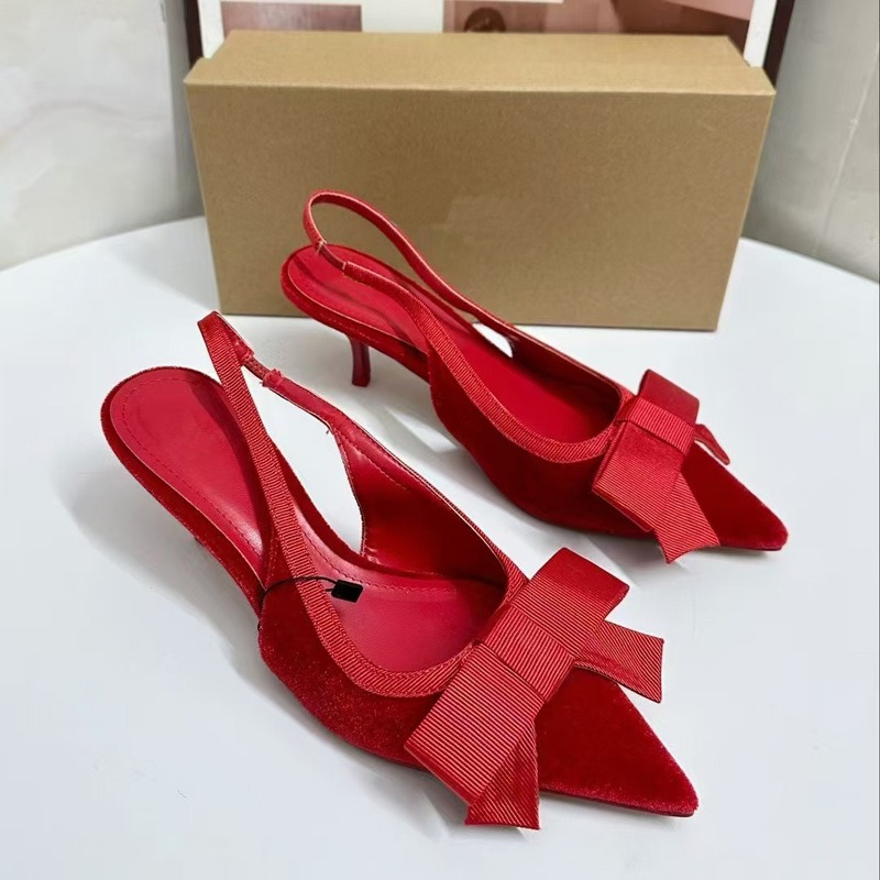Ladies Thin Heel Pointed Toe S - Slingback Heel Formal recension och pris
