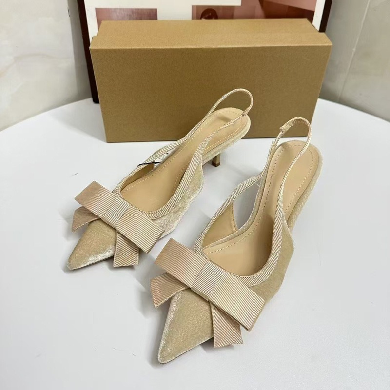 Ladies Thin Heel Pointed Toe S - Slingback Heel Formal recension och pris