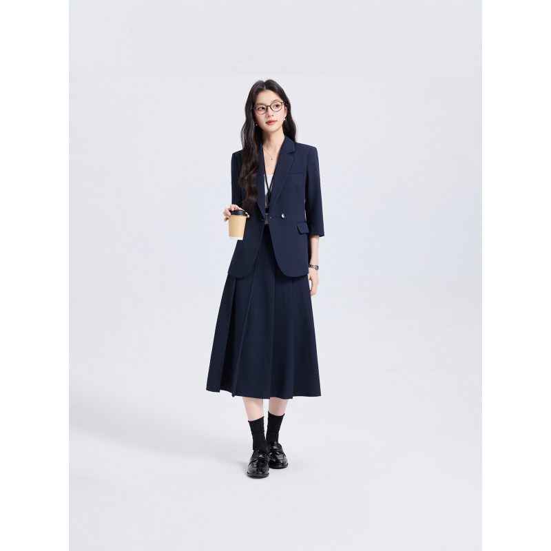 Navy Blue Women's Suit Set for - Women'S Formal Wear Pants Suit recension och pris