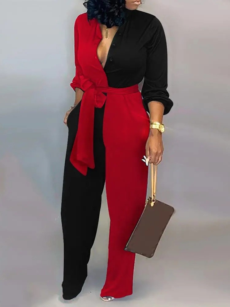 Women Fashion Letter Print Lon - Women'S Formal Wear Jumpsuit recension och pris