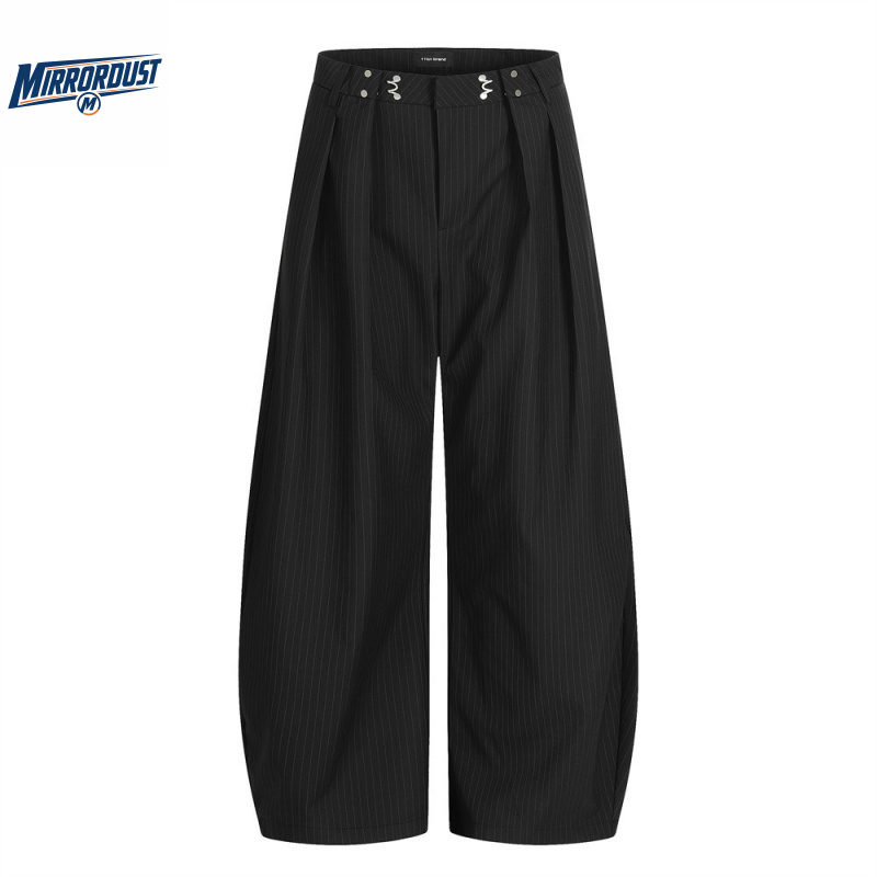 Men's Pinstripe Wide Leg Dress - Tailored Trouser Wide recension och pris