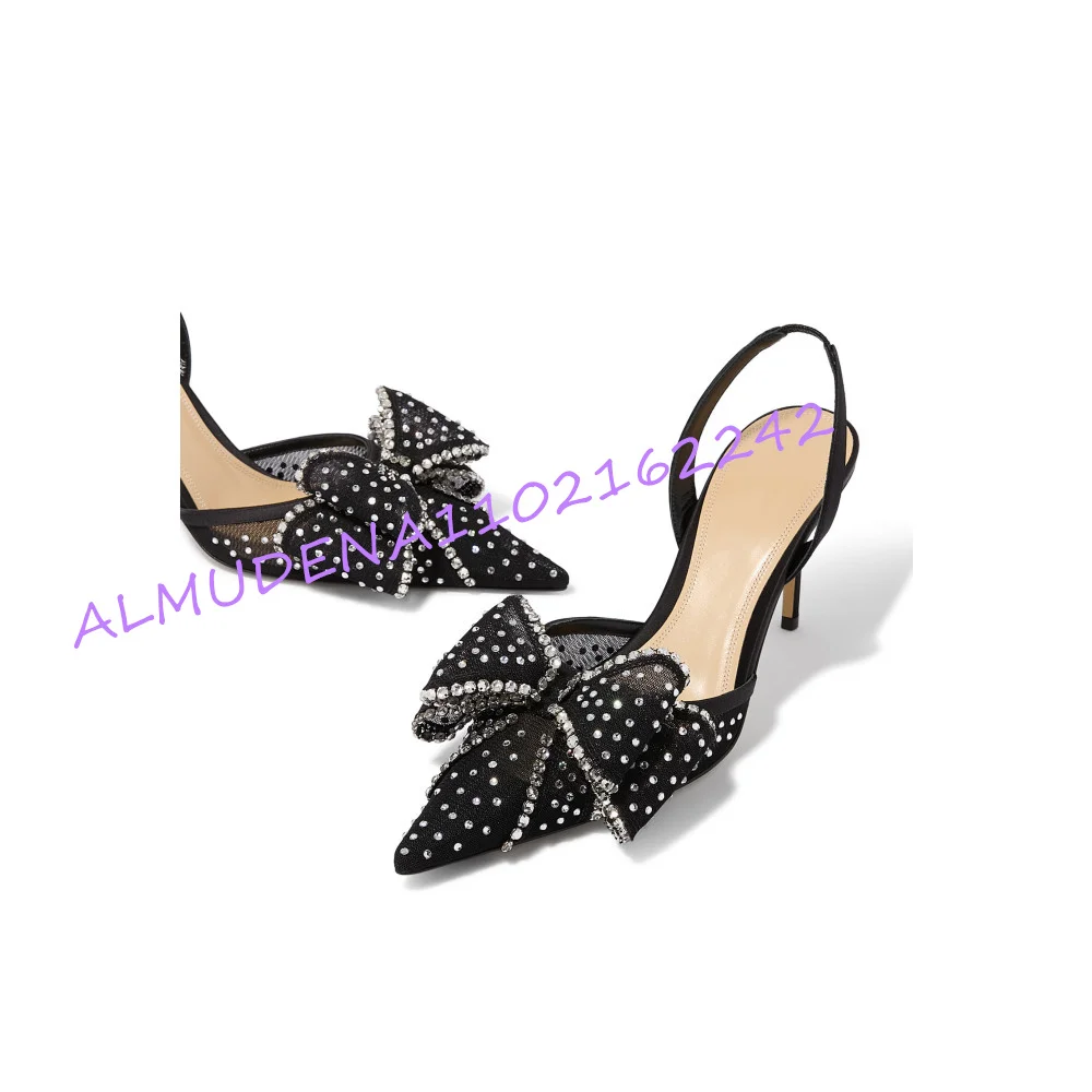 Women Champagne Mesh Rhineston - Slingback Heel Formal recension och pris
