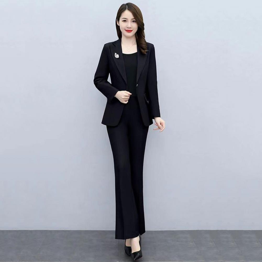 2 Pcs/Set Lady Formal Coat Pan - Women'S Formal Wear Pants Suit recension och pris