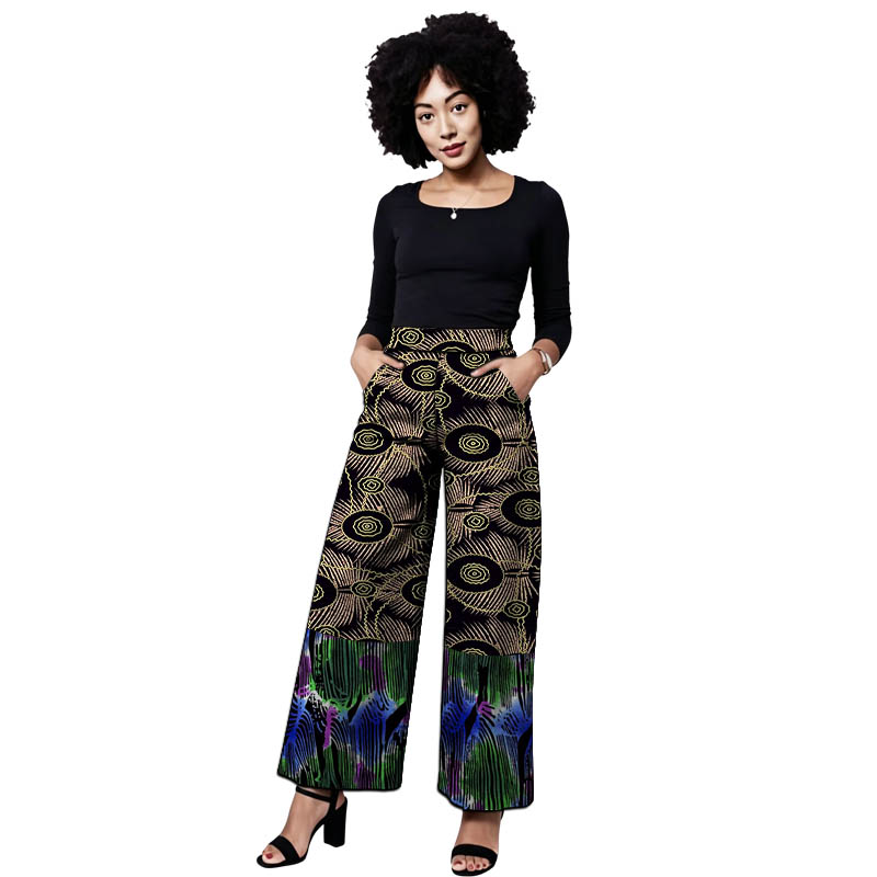 Ankara Outfit Women's Patchwor - Tailored Trouser Wide recension och pris