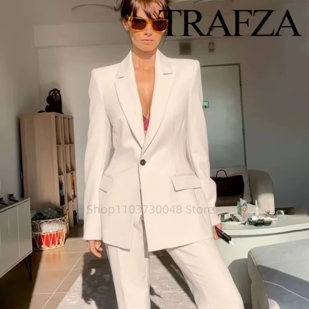 Fashion Office Ladies Blazer a - Women'S Formal Wear Pants Suit recension och pris