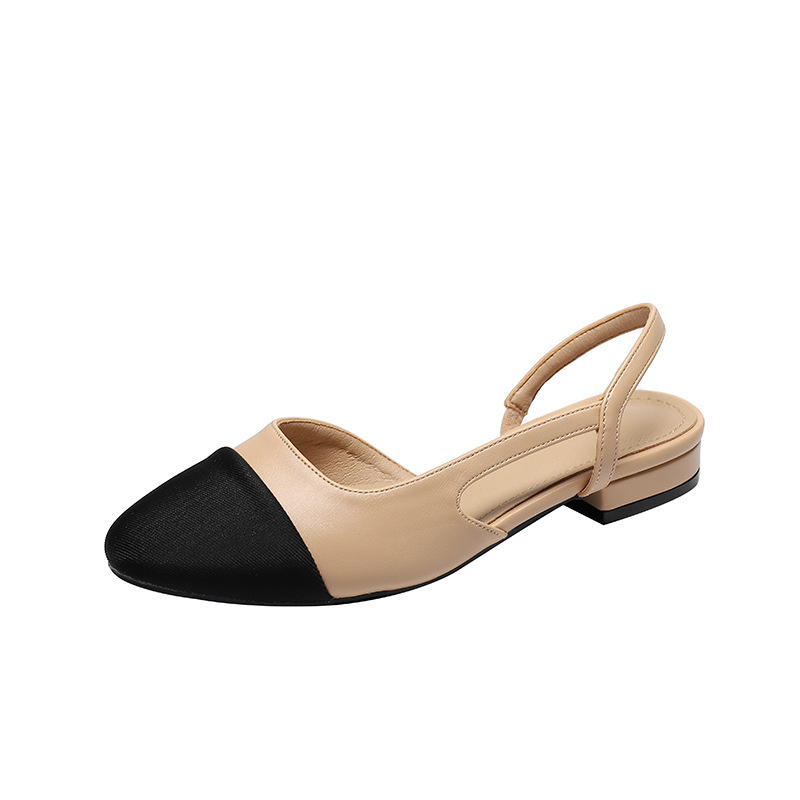 Patchwork Leather Slingbacks W - Slingback Heel Formal recension och pris