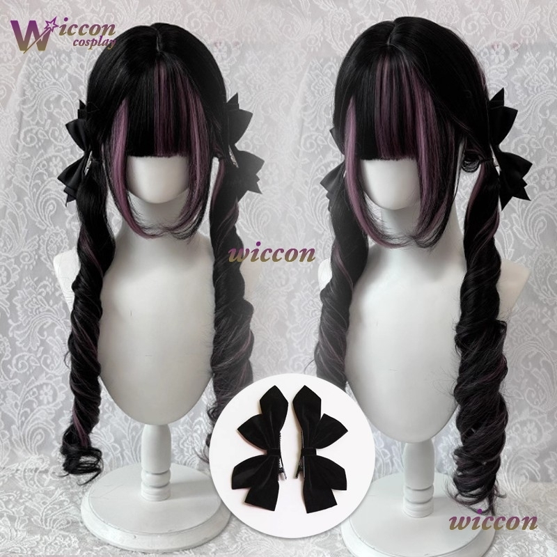 Comic ‌Black Wig with Pink Cos - Women'S Formal Wear Jumpsuit recension och pris